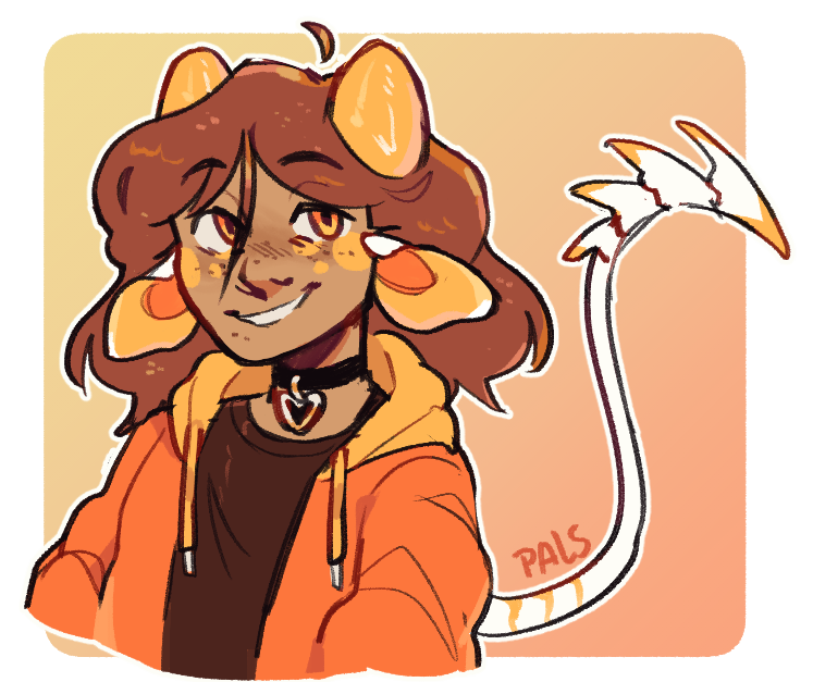 Fully colored bust of Apricot